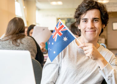 EStudiante de universidad en Australia